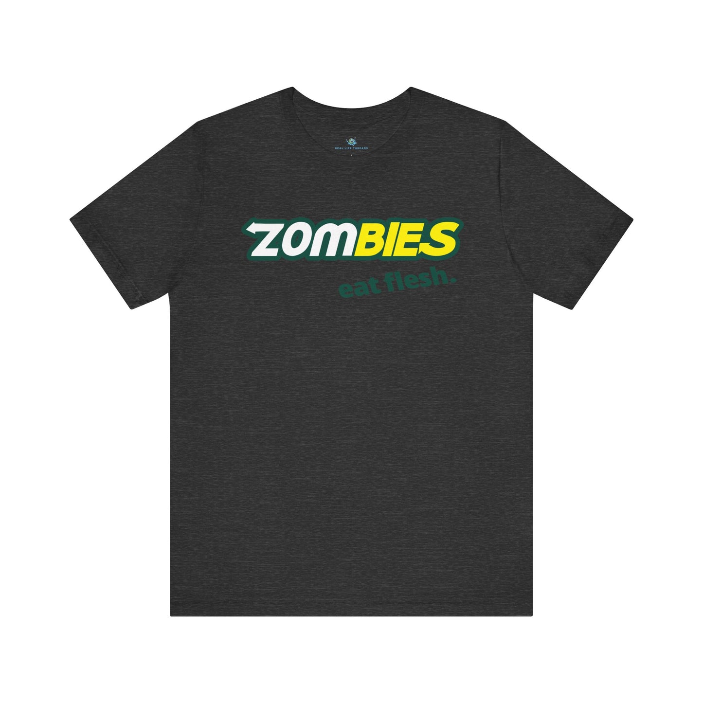 Zombies Eat Flesh Parody T-Shirt