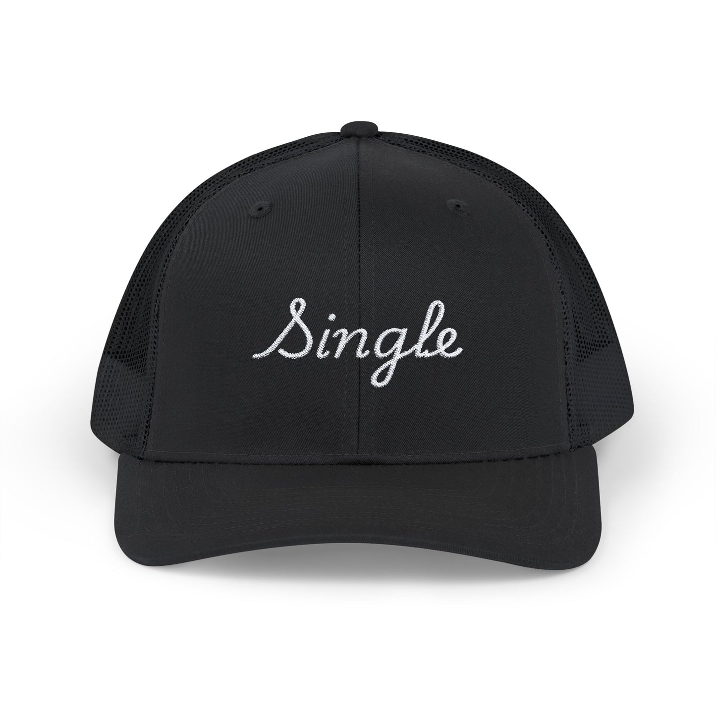 Embroidered "Single" Trucker Hat