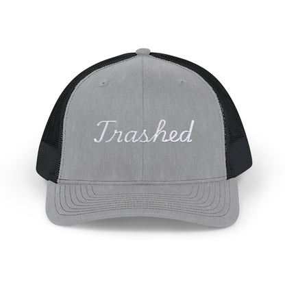 Embroidered "Trashed" Trucker Hat