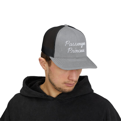 Embroidered "Passenger Princess" Trucker Hat