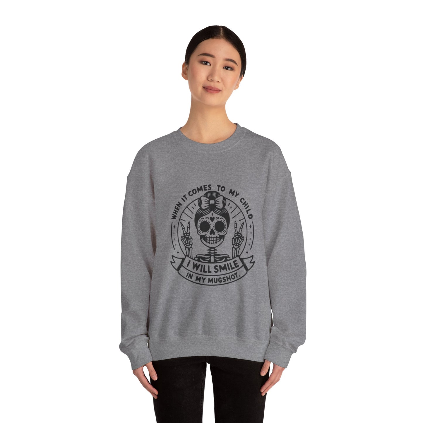 Smile In A Mug Shot Sweatshirt