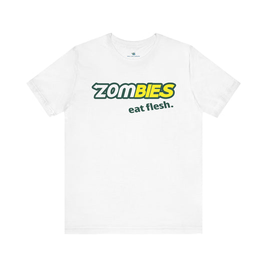 Zombies Eat Flesh Parody T-Shirt