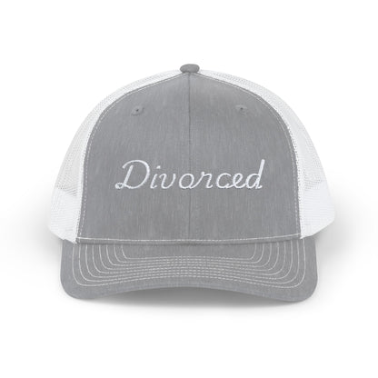 Embroidered "Divorced" Trucker Hat