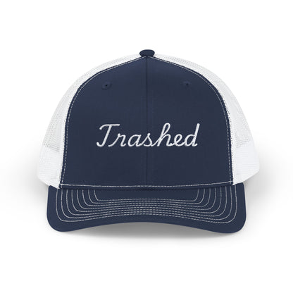 Embroidered "Trashed" Trucker Hat